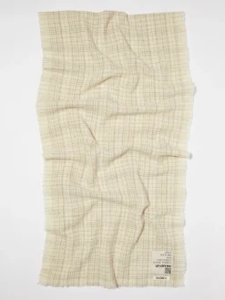 Undyed wool-blend stole - medium grey