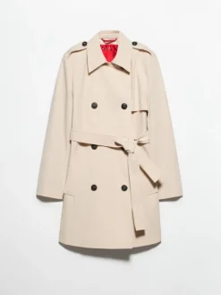 Water-repellent trench coat - beige